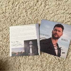 Calum scott signed art card